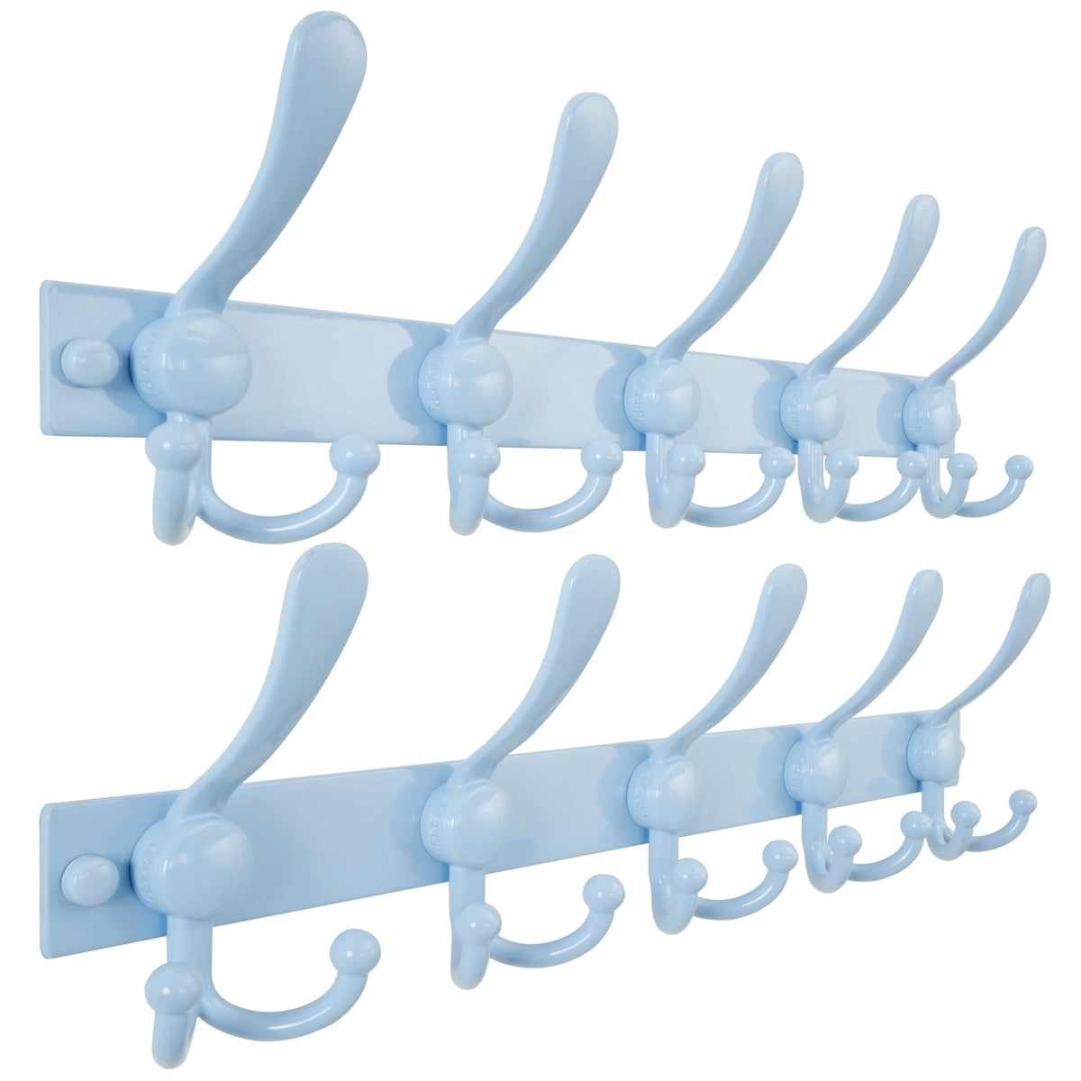 Dseap Coat Rack Wall Mount, Heavy Duty 2.5mm Base vs Flimsy 1mm, Double-Thick Solid Anti-Snap Hooks