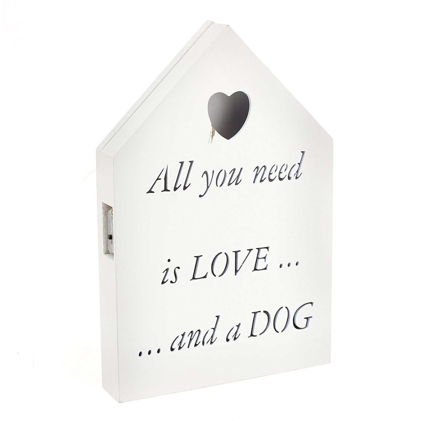 Brand new led all you need is love.... and a dog plaque