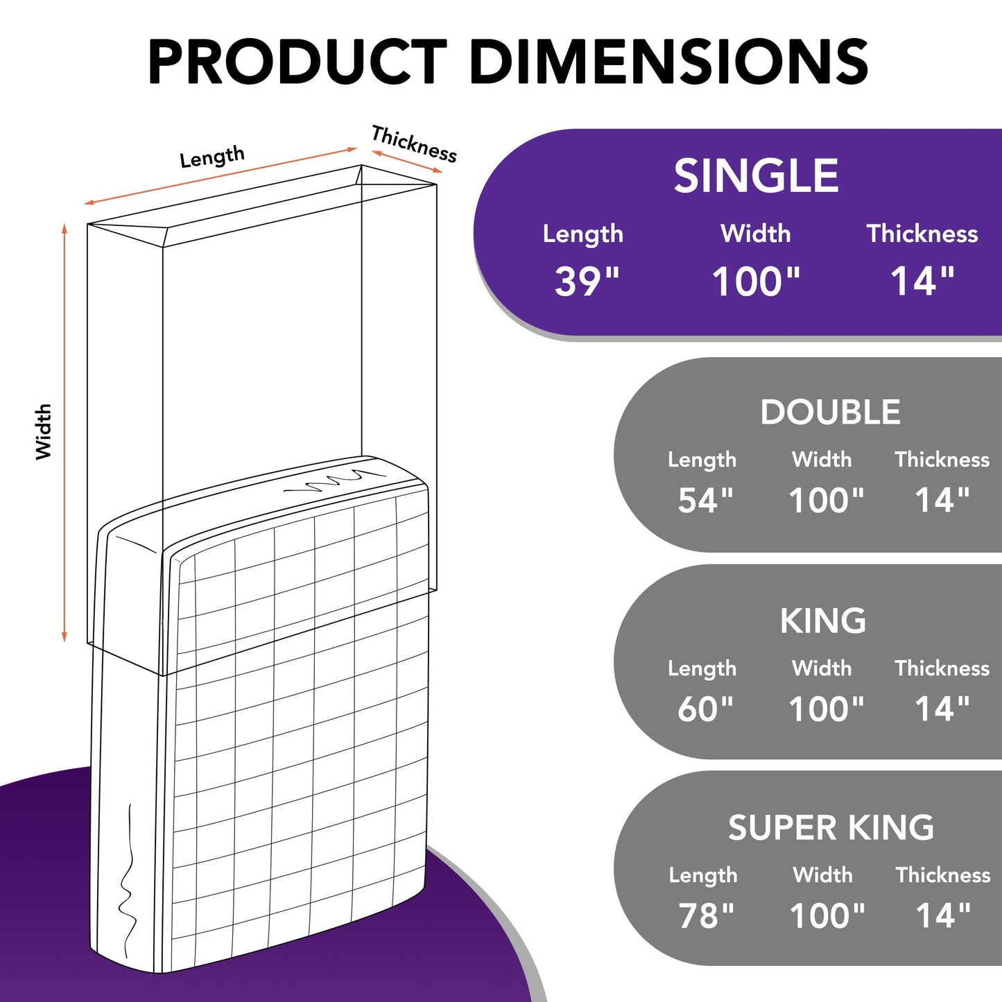 Mattress Bag for Moving and Storage, 5 Mil Heavy Duty Bed Mattress Cover, Mattress Protector Super Thick and Tear Resistant (Single)