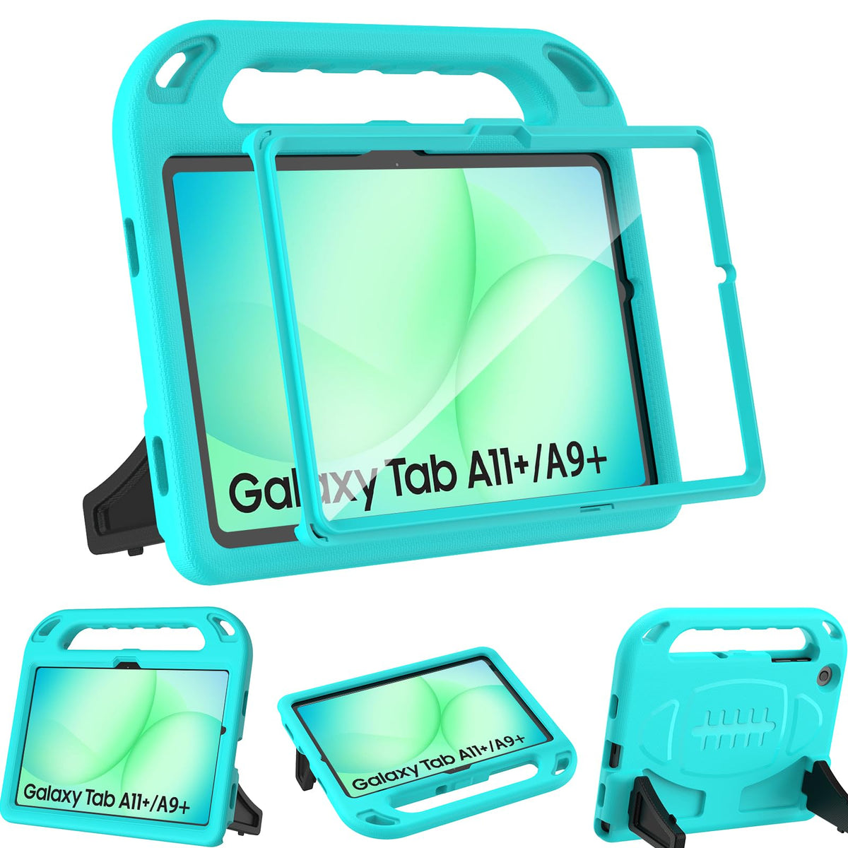 TOPWANT Kids Case with Screen Protector for Samsung Galaxy Tab A11+ Plus 11 inch 2025(SM-X230/X235/X236)/Tab A9+ Plus 11 inch 2023(SM-X210/X216/X218),