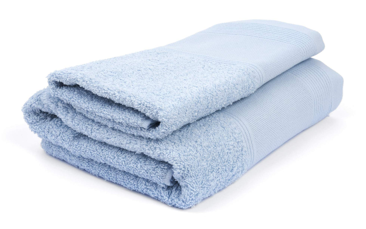 Filet Ago.fil S.r.l. Hand Towel Set (1+1) to Embroider Couple, 100% Cotton, Sky, 60 x 105 ? 40 x 60 cm