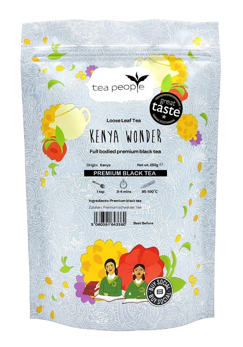 Tea People Kenya Wonder Loose Black Tea Pack, 250 g