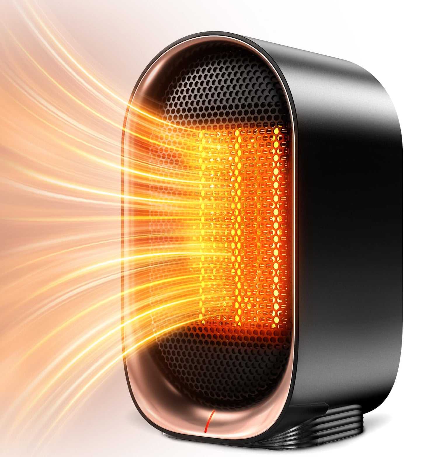 BZGG Electric Heater, 1000W Portable Room Heater,Space Heaters for Home with 2 Heat Settings & Overheat and Tip-Over Protection, Small Personal