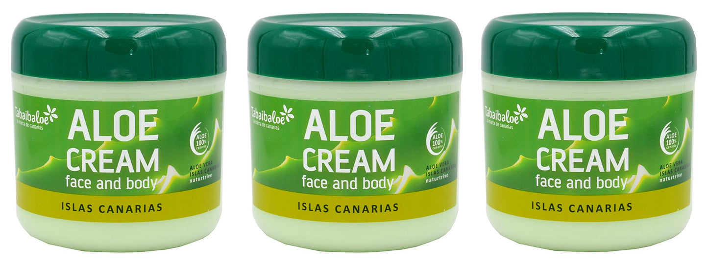 Tabaiba Face Cream and Body Aloe Vera x 3 Units