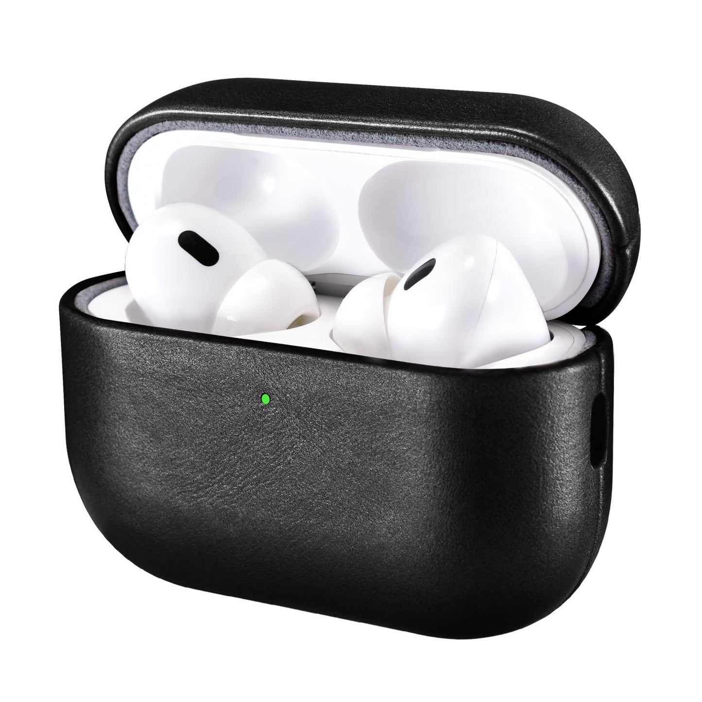 Leather Case for AirPods Pro 3 2025, ICARER Premium Genuine Leather Shockproof Protective Case Cover for Apple AirPods Pro 3rd Earphones Charging Case