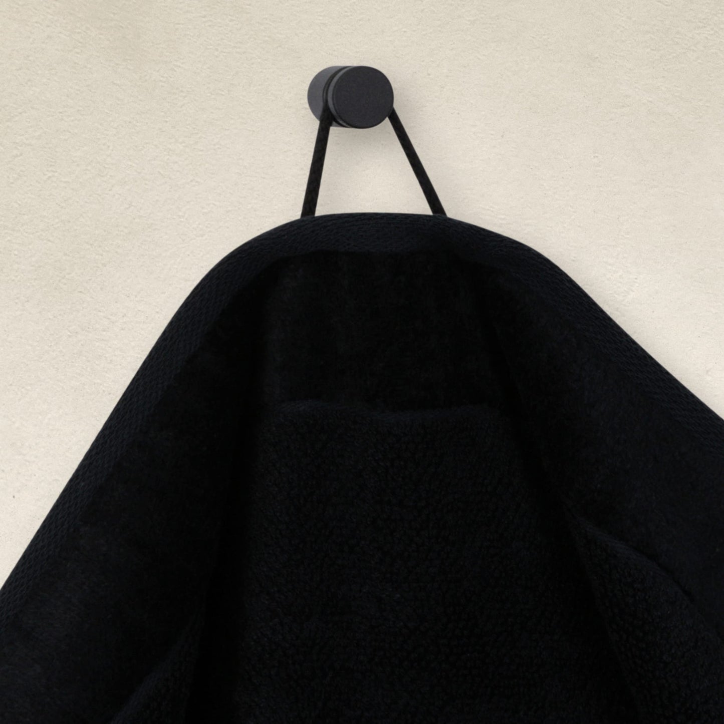Möve Bamboo Luxe set of 3 soap cloths 30 x 30 cm made of 60% cotton / 40% viscose from bamboo cellulose, black