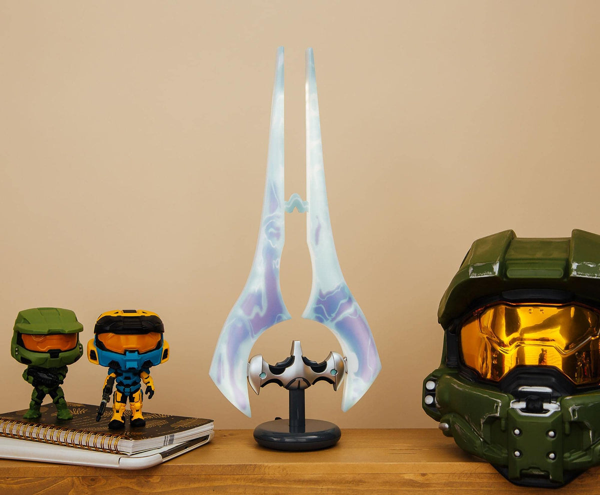 Ukonic Halo Light-Up Energy Sword Collectible LED Desktop Lamp | 14 Inches Tall