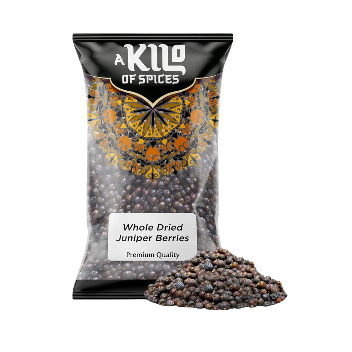 A Kilo of Spices | Premium Juniper Berries Dried 1 Kg | Spice for Cooking, Baking, Herbal Remedies & Natural Health Benefits | Aromatic Flavour for