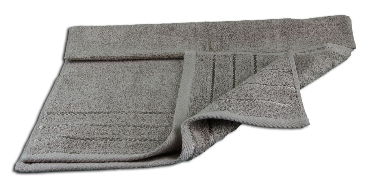 Gözze - Set of 4 Hand Towels, Berlin, 100% Cotton, 50 x 100 cm - Taupe