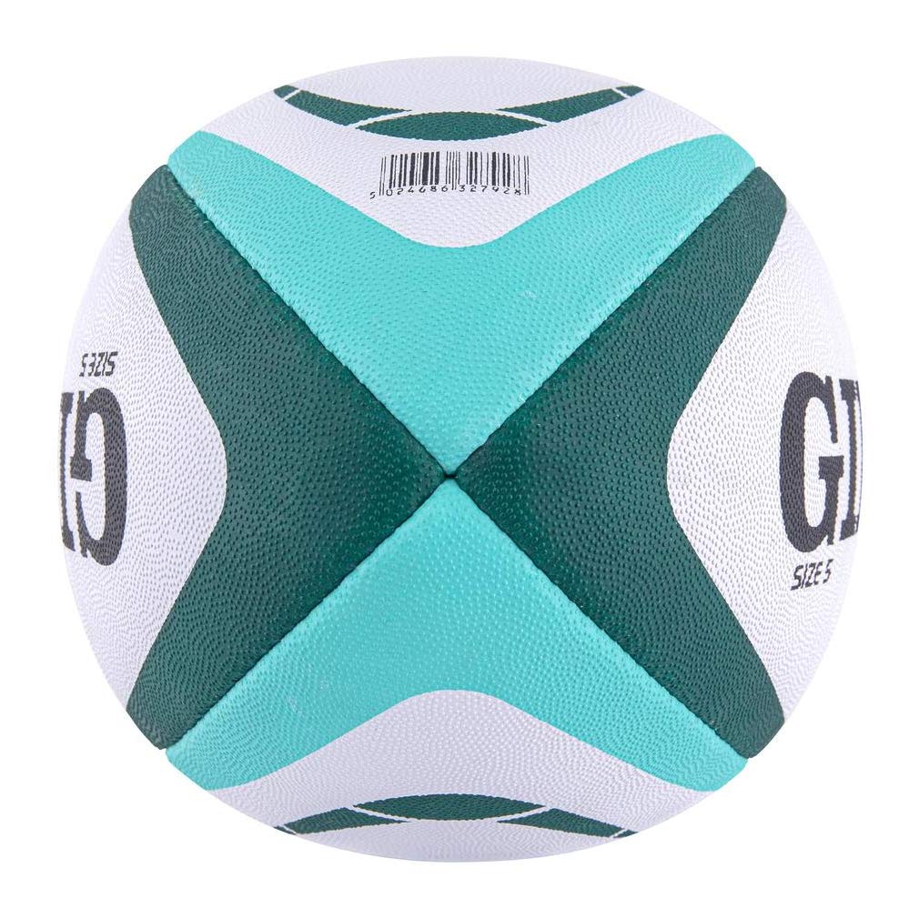 Gilbert Atom Rugby Ball [Each] ? GREEN ? SIZE 5 ? Conforms to World Rugby specifications
