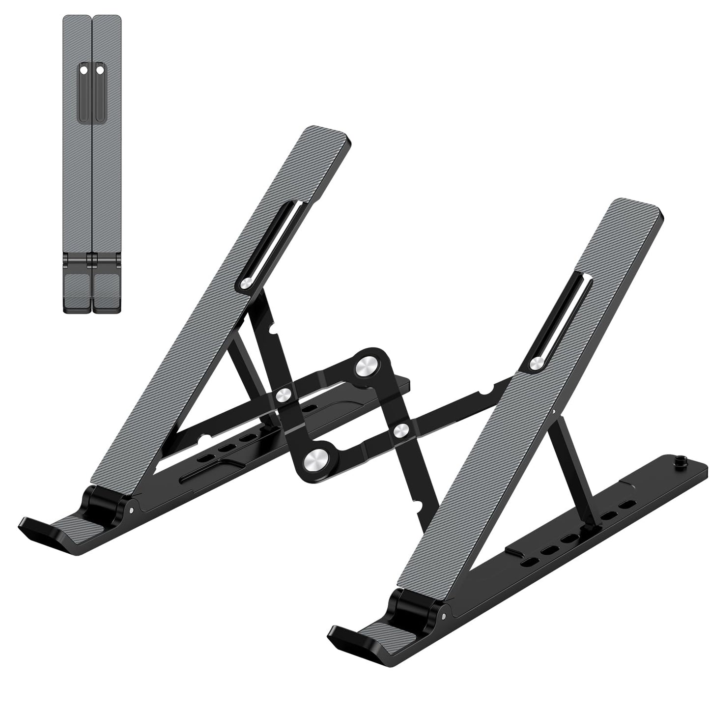 Nayka Adjustable Laptop Stand, Portable Laptop Riser for Desk