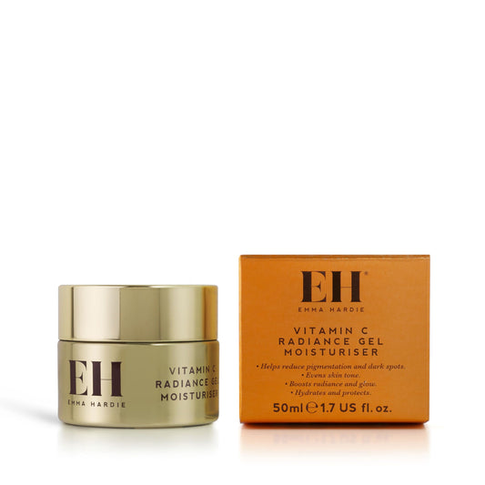 Emma Hardie 50ml Vitamin C Radiance Gel Moisturiser, Reduces Pigmentation and Increases Brightness, Helps to Even Out, Smooth & Plump Skin, Boosts