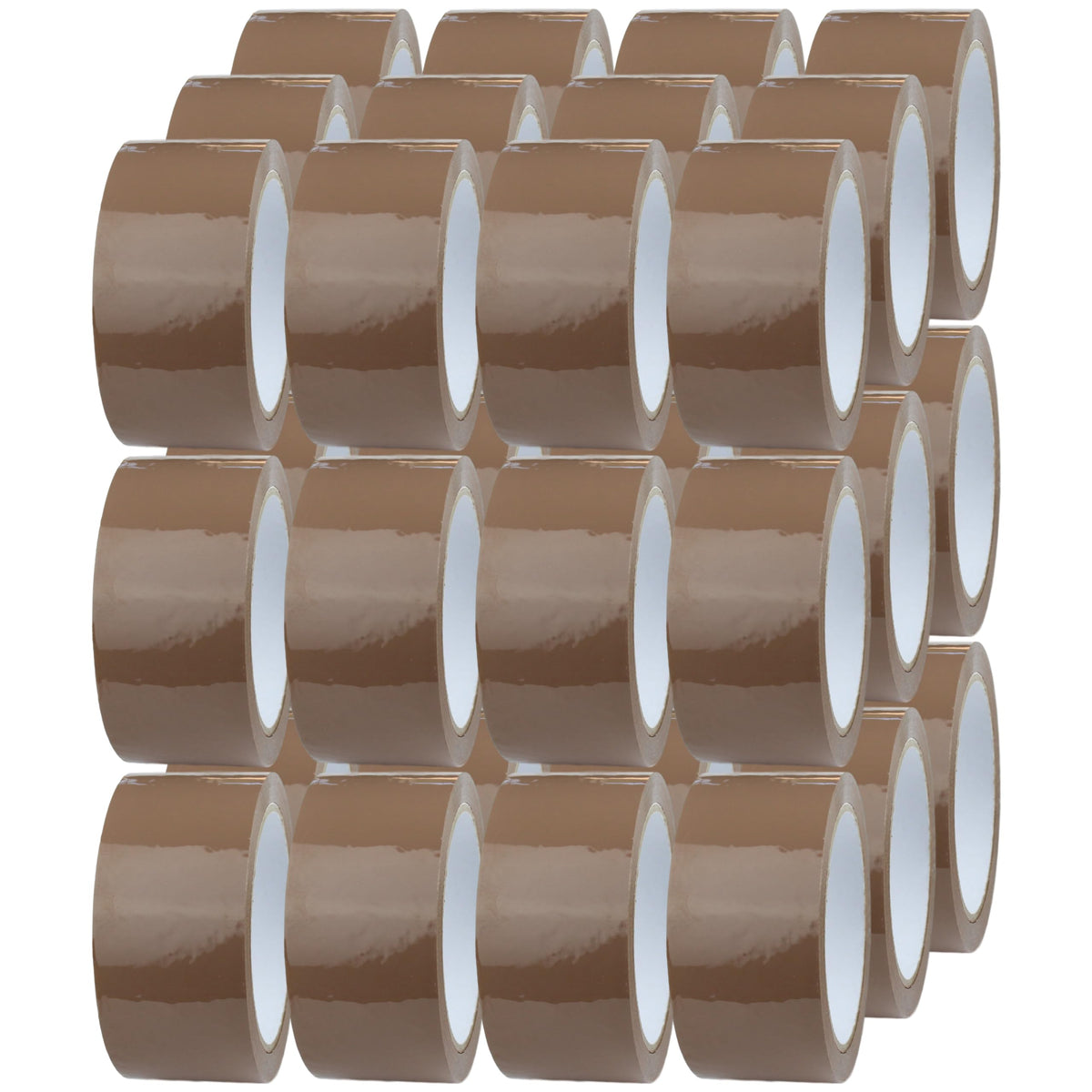 Crimson Starfish 36 x Brown Packaging Tape Rolls 48mm x 66m | Packaging Tape for Packing Parcels, Boxes, Postage, Moving House | Adhesive Parcel &