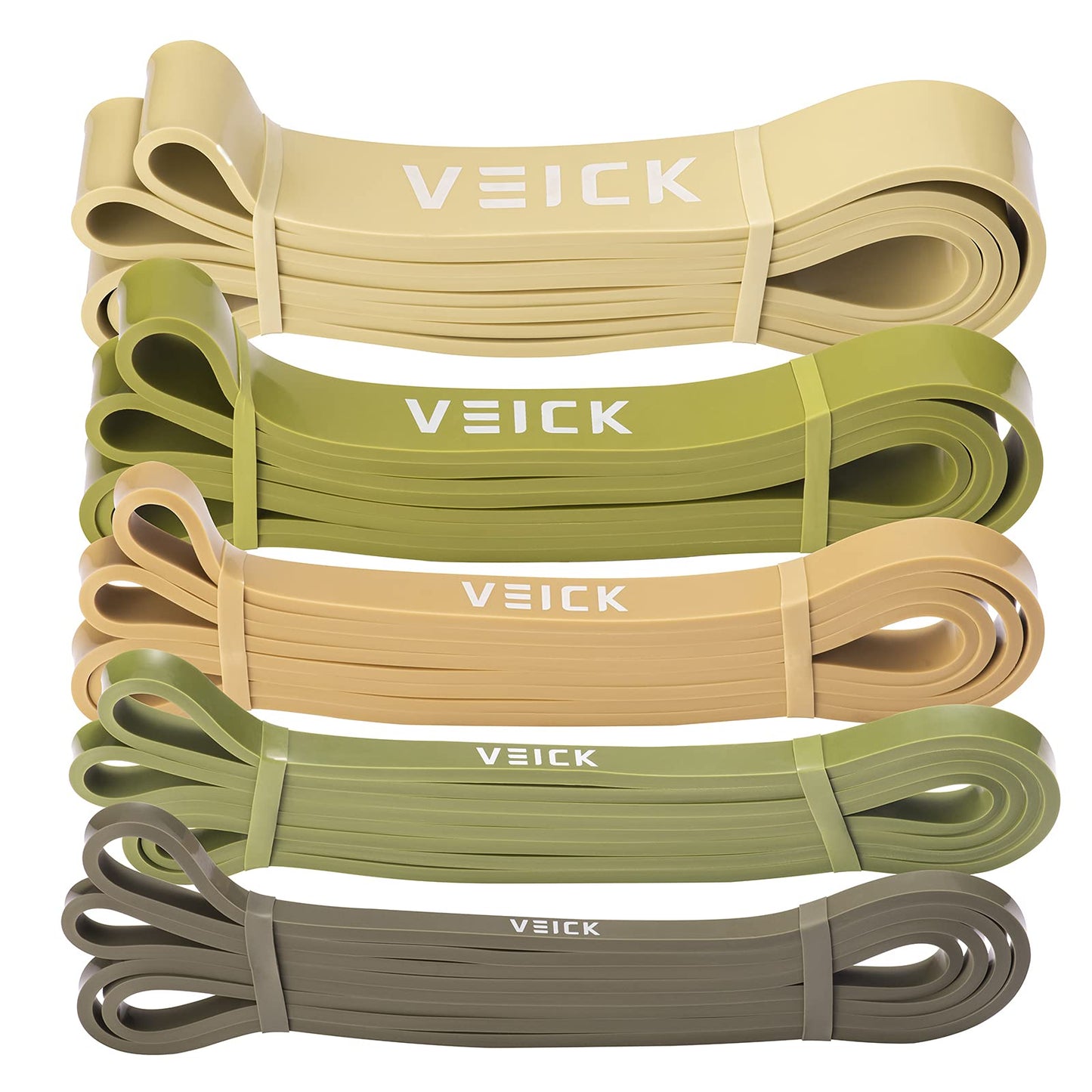 VEICK Resistance Bands for Working Out, Exercise Bands, Workout Bands, Pull Up Assistance Bands, Long Heavy Stretch Bands Set for Men and Women, Power