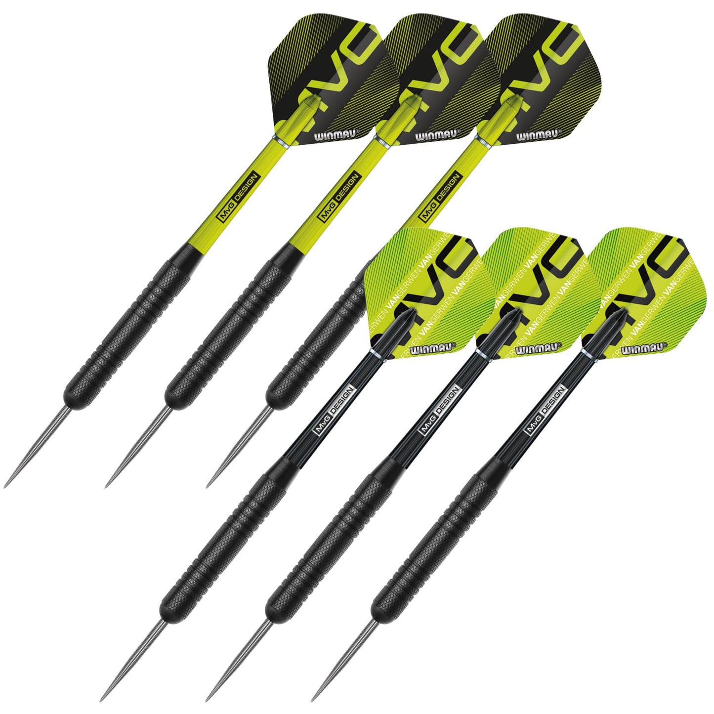WINMAU Michael van Gerwen MvG Surround Set including Dartboard, Surround, Darts and Accessories
