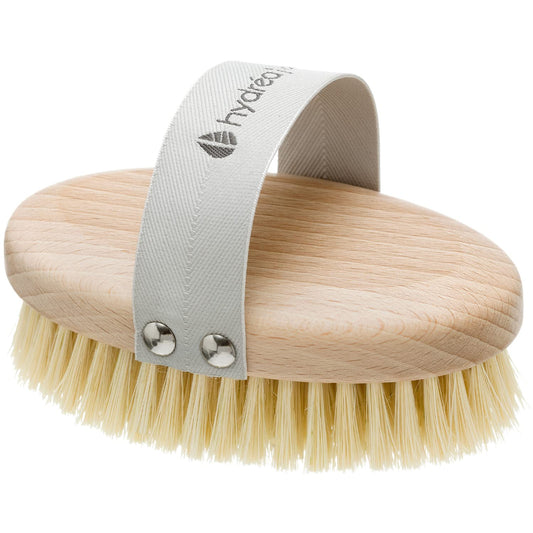 Hydrea London Dry Brushing Body Brush with Cactus Bristle - Cellulite Remover, Vegan Best Dry Brush for Flawless Skin, Helps Improve Lymphatic