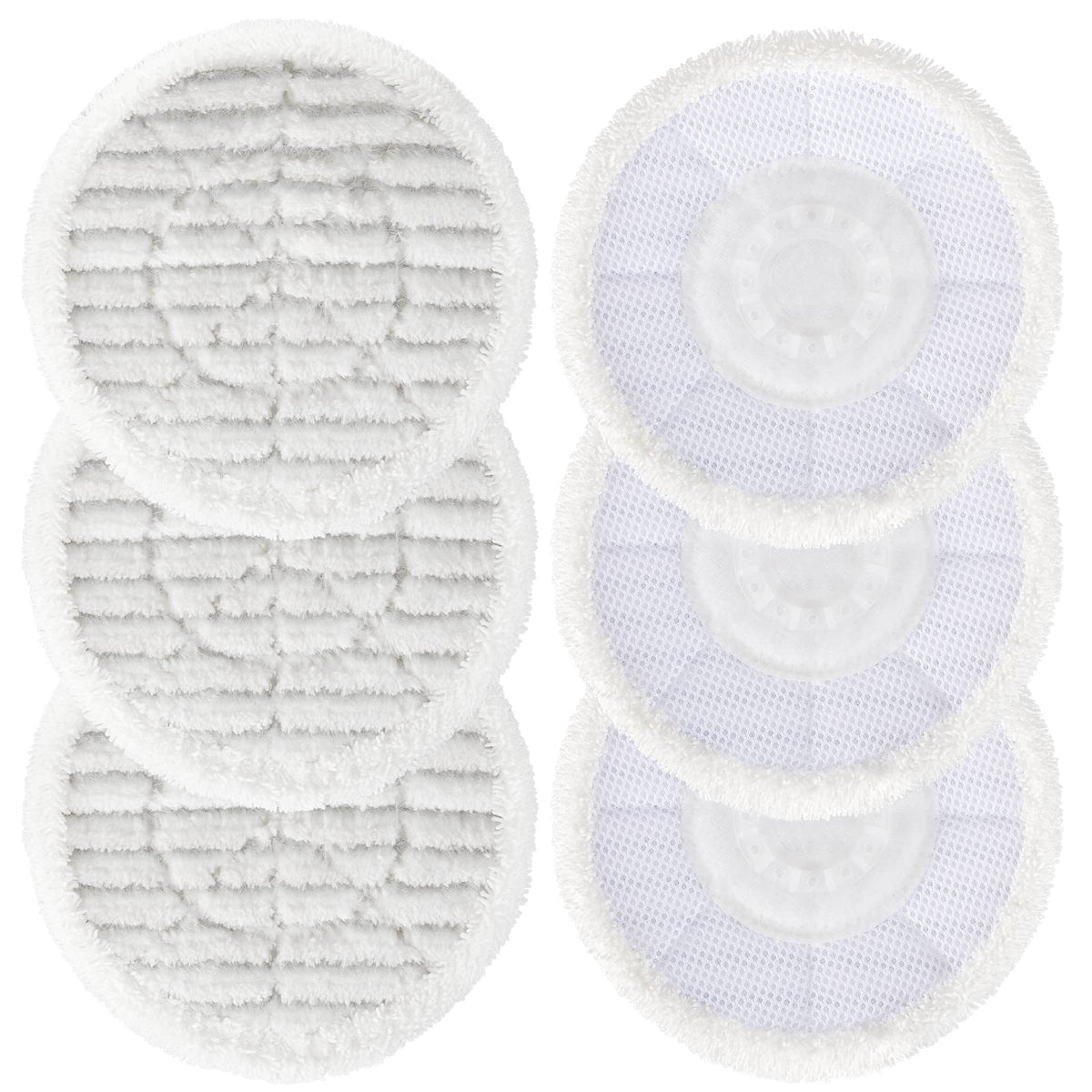 Replacement Steam Mop Pads for Shark S6002UK S7201UK Steam Mop, Reusable Steam & Scrub All-in-One Cleaning Pads, Scrubbing and Sanitizing Rotating