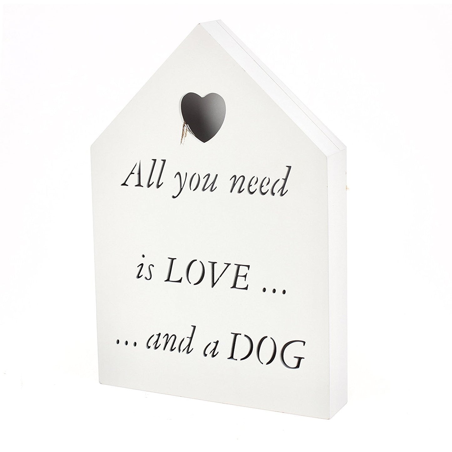 Brand new led all you need is love.... and a dog plaque