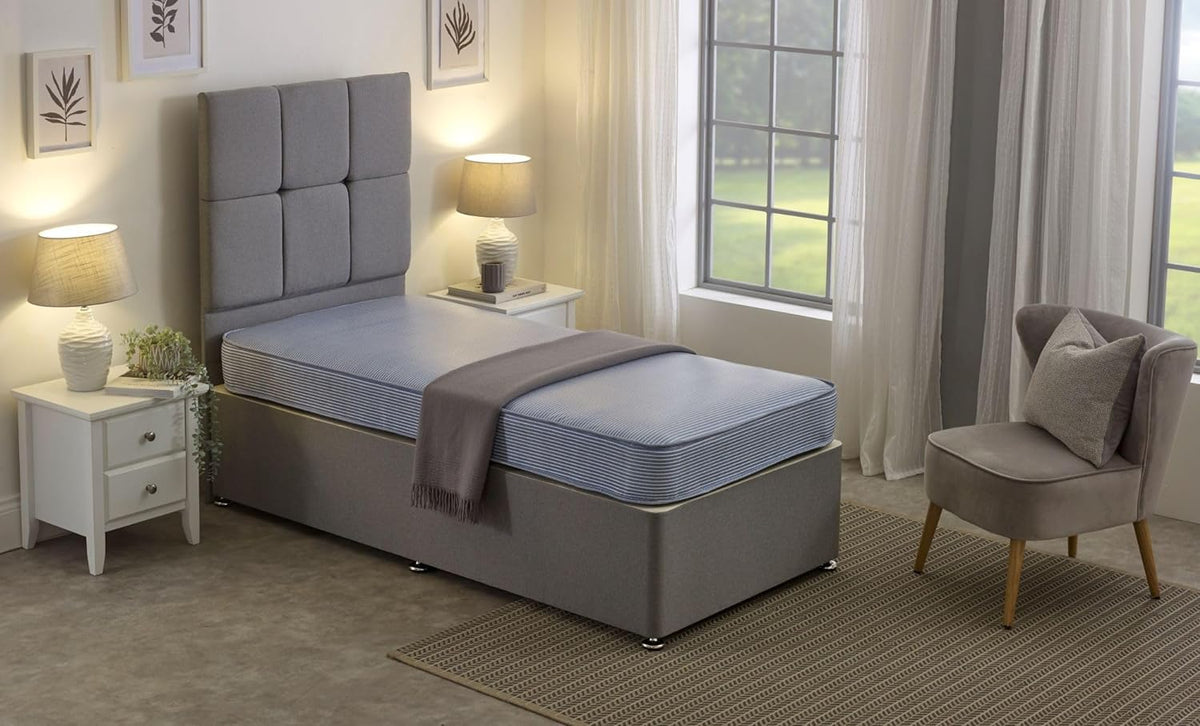 Starlight Beds Waterproof Small Single Mattress. Ideal for Children and the Elderly. Durable, Easy Clean, Sprung Mattress. 2ft6 x 6ft3 (75cm x 190cm)