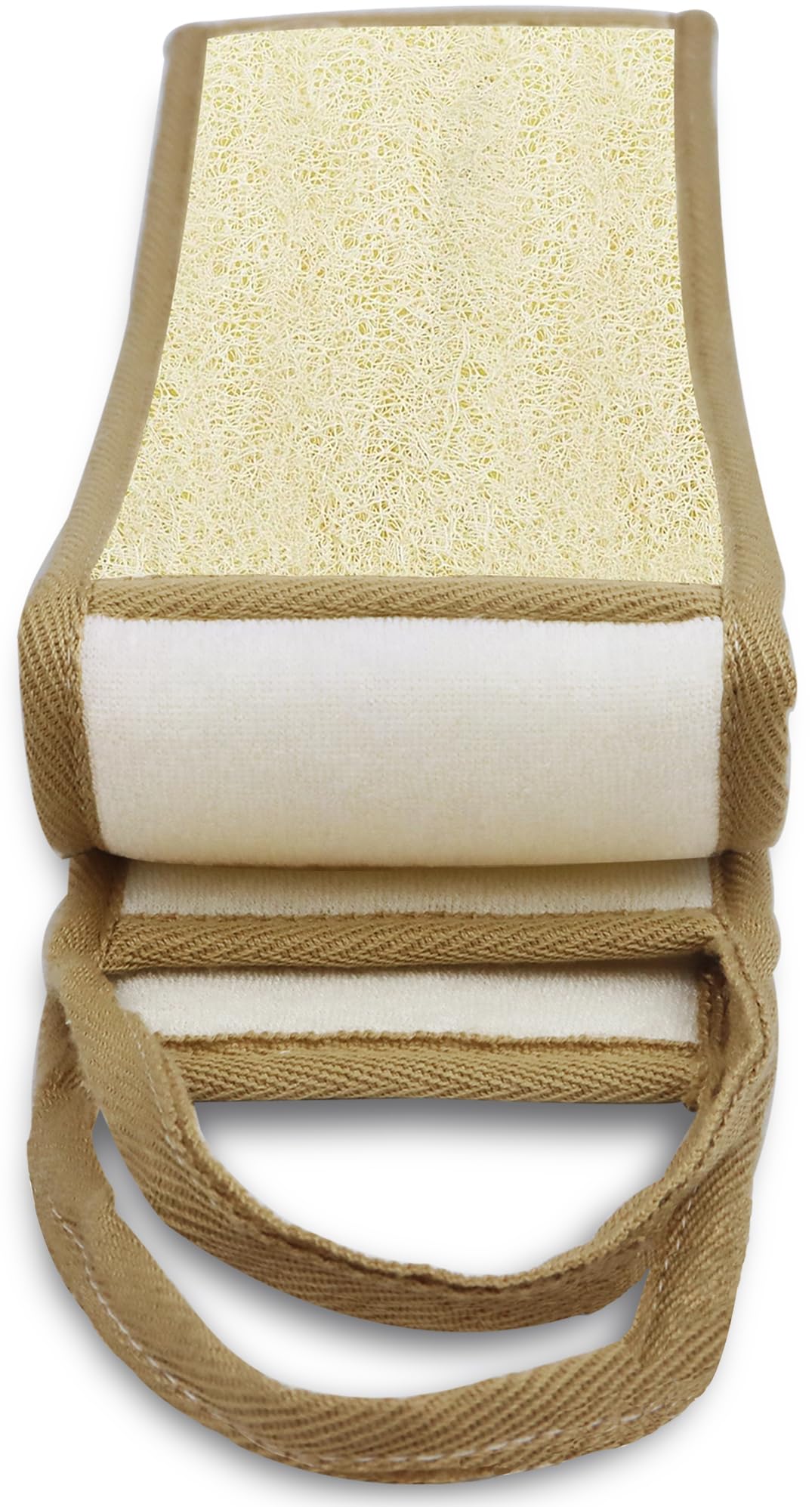 50 Inch Extra Long Natural Exfoliating Loofah Luffa Back Scrubber for Shower for Men Women, Deep Clean & Invigorate Your Skin Back Scrubber
