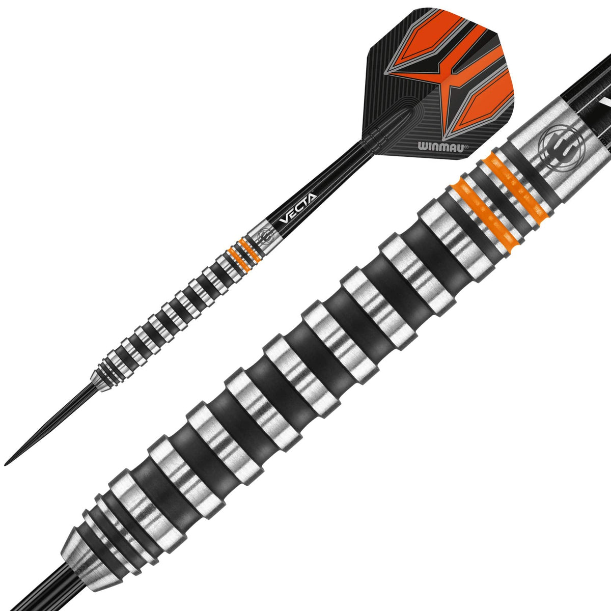 WINMAU Darts Fury 22g Tungsten Darts Set with Prism Flights & Vecta Shafts - Professional High-Performance for Precision, Accuracy, Durability &