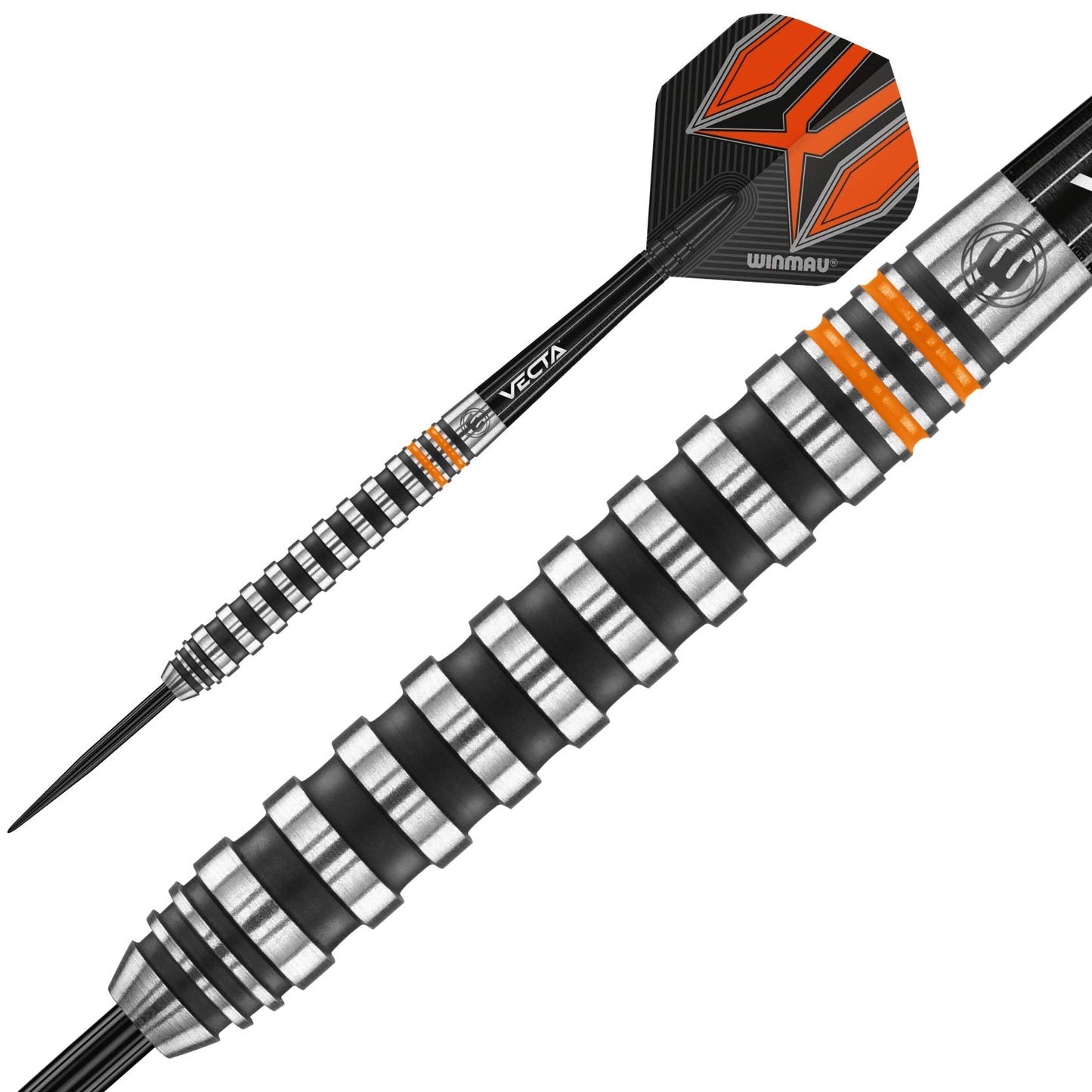 WINMAU Darts Fury 26g Tungsten Darts Set with Prism Flights & Vecta Shafts - Professional High-Performance Precision, Accuracy, Durability & Control