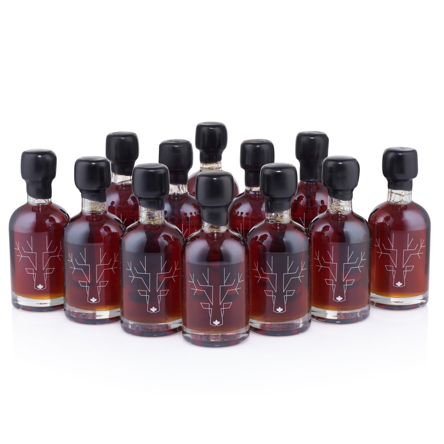 12 x 50 ml Escuminac Maple Syrup (Late Harvest, Dark-Robust Taste)