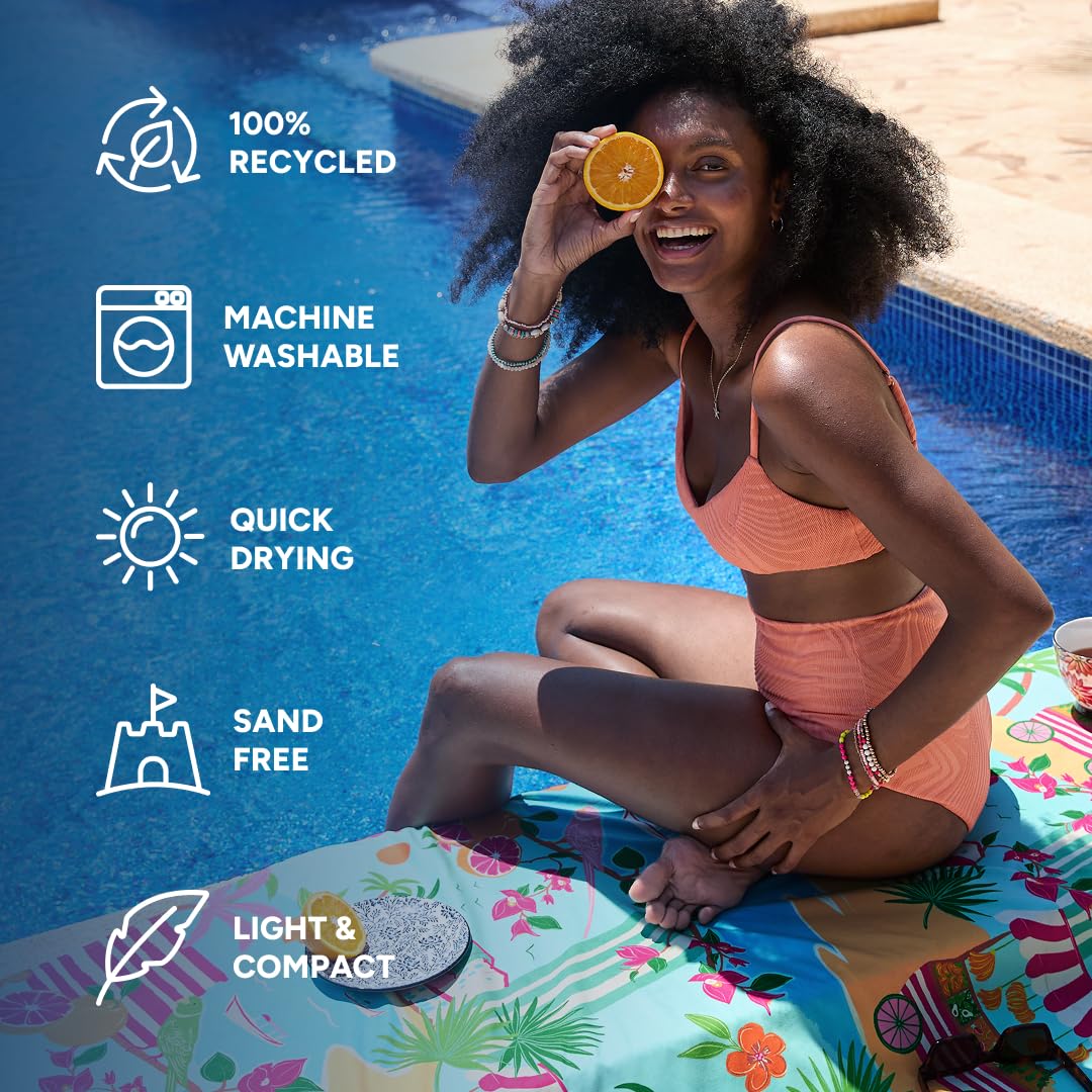 Dock & Bay Quick Dry Beach Towel - Sweet Escape, Extra Large