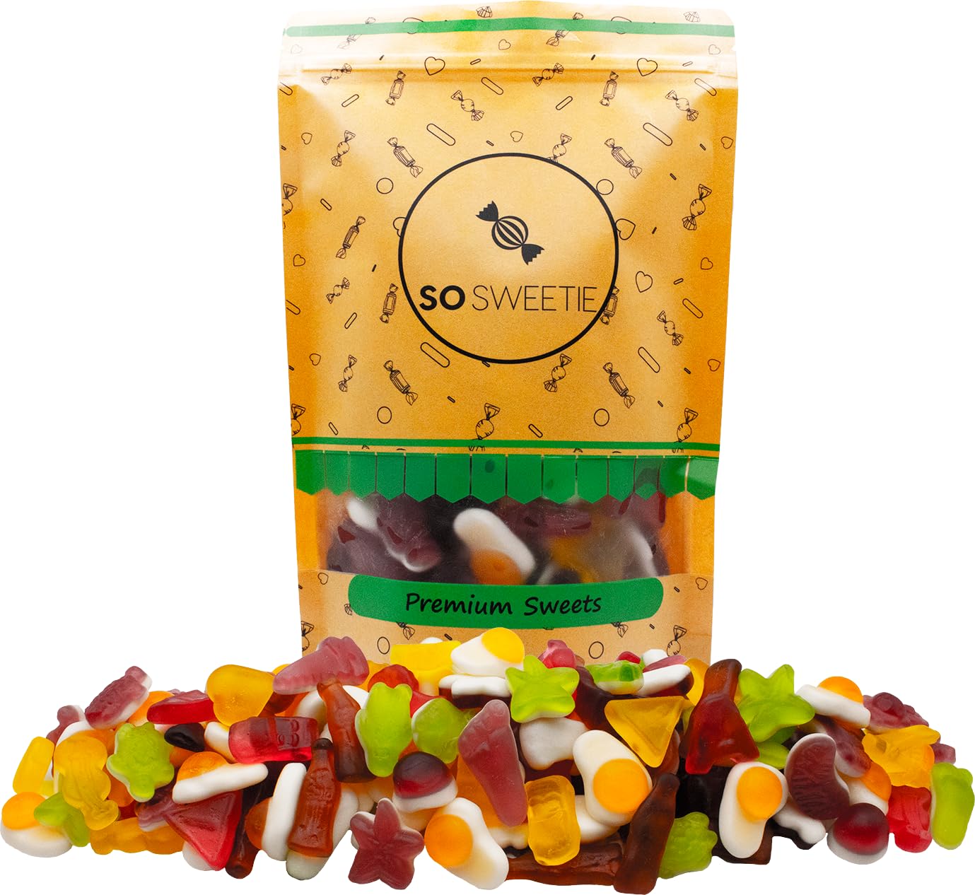 Large 600g Gluten Free Gummies - Party Bag of Dairy and Gluten Free Sweets ? Great for Birthday Gifts and Other Occasions