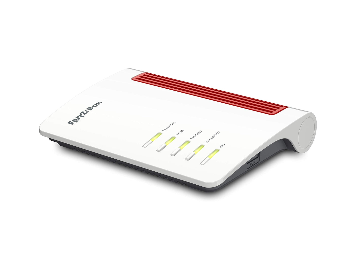 AVM FRITZ!Box 7530 AX WI-FI 6 DSL Router (DSL/VDSL, 1,800 Mbps (5GHz) & 600 Mbps (2.4 GHz), up to 300 Mbps with VDSL Supervectoring 35b, WLAN Mesh,