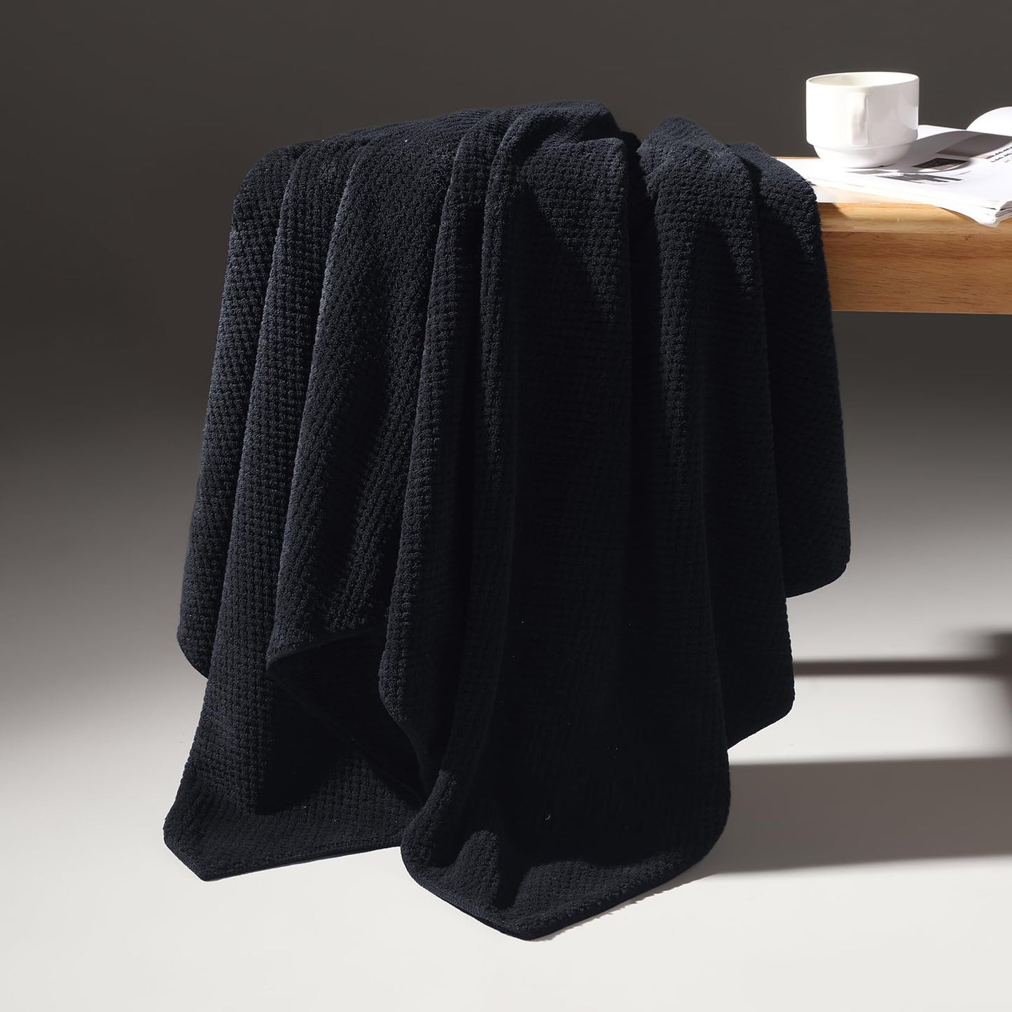 REDKISS 6 Pack Microfibre Towels set-450g/m²,Super Absorbent Towel for Bath