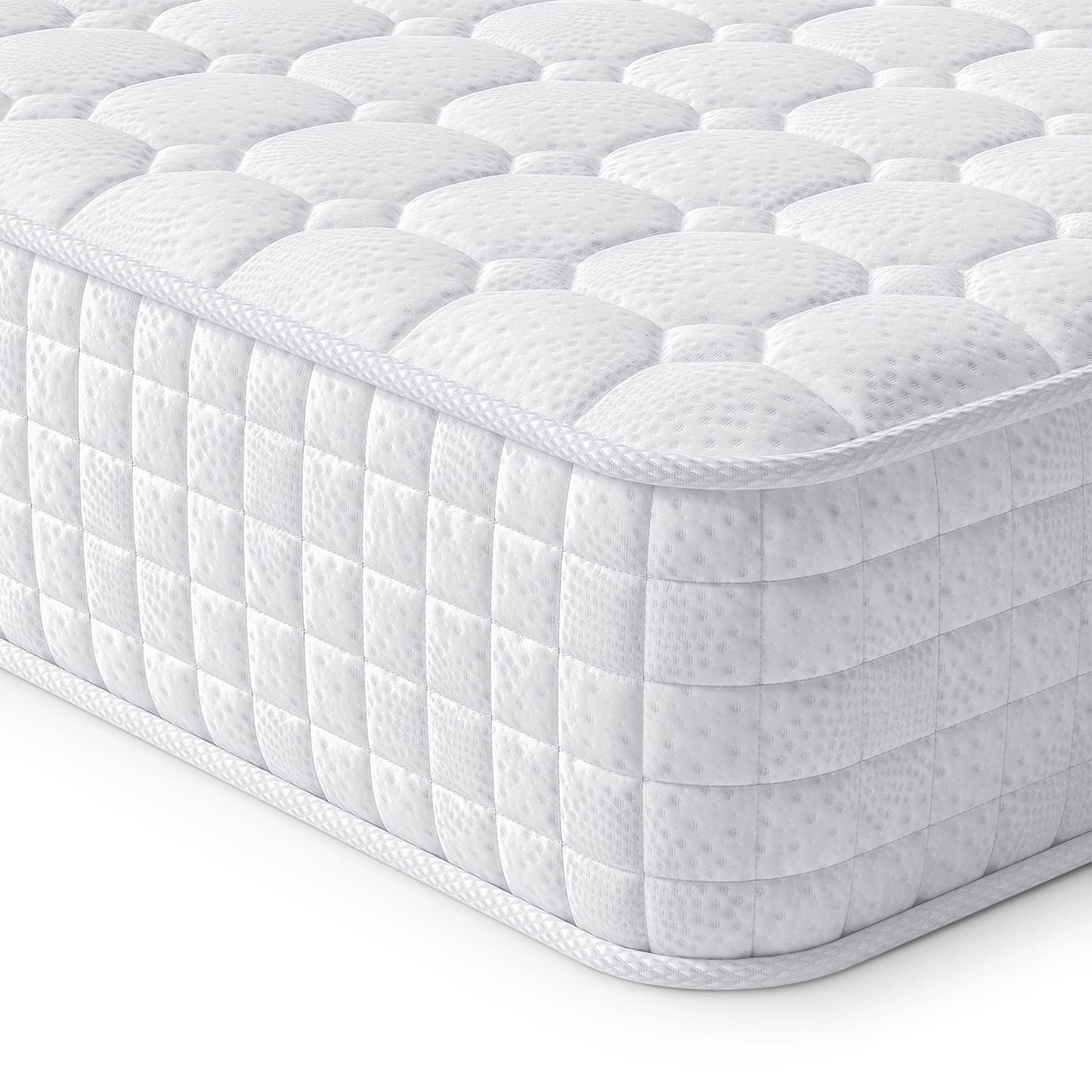 Vesgantti Double Mattresses Hybrid Mattress 135x190x25cm, White