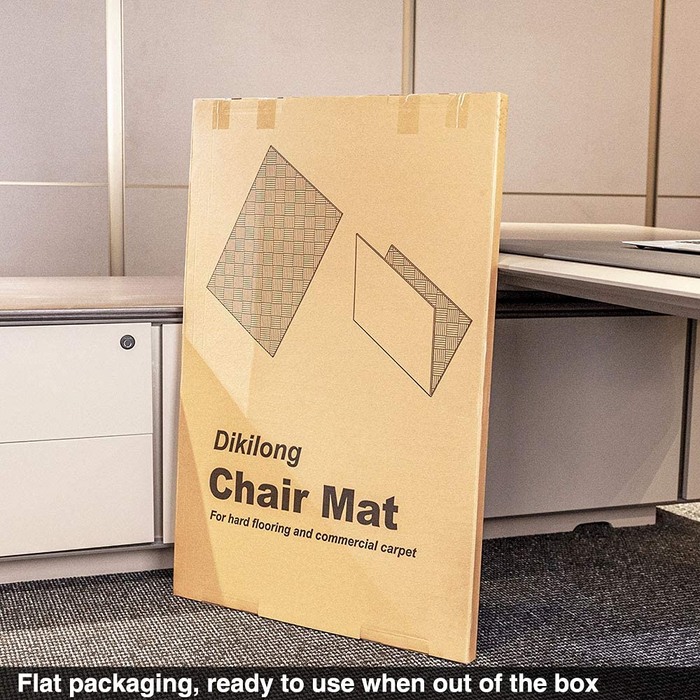 Luxury Office Chair Mat for Carpeted Floor, Desk Mat hardwood floors, 136x100cm Chair Mat Protector Carpet for Home Office, protects floors