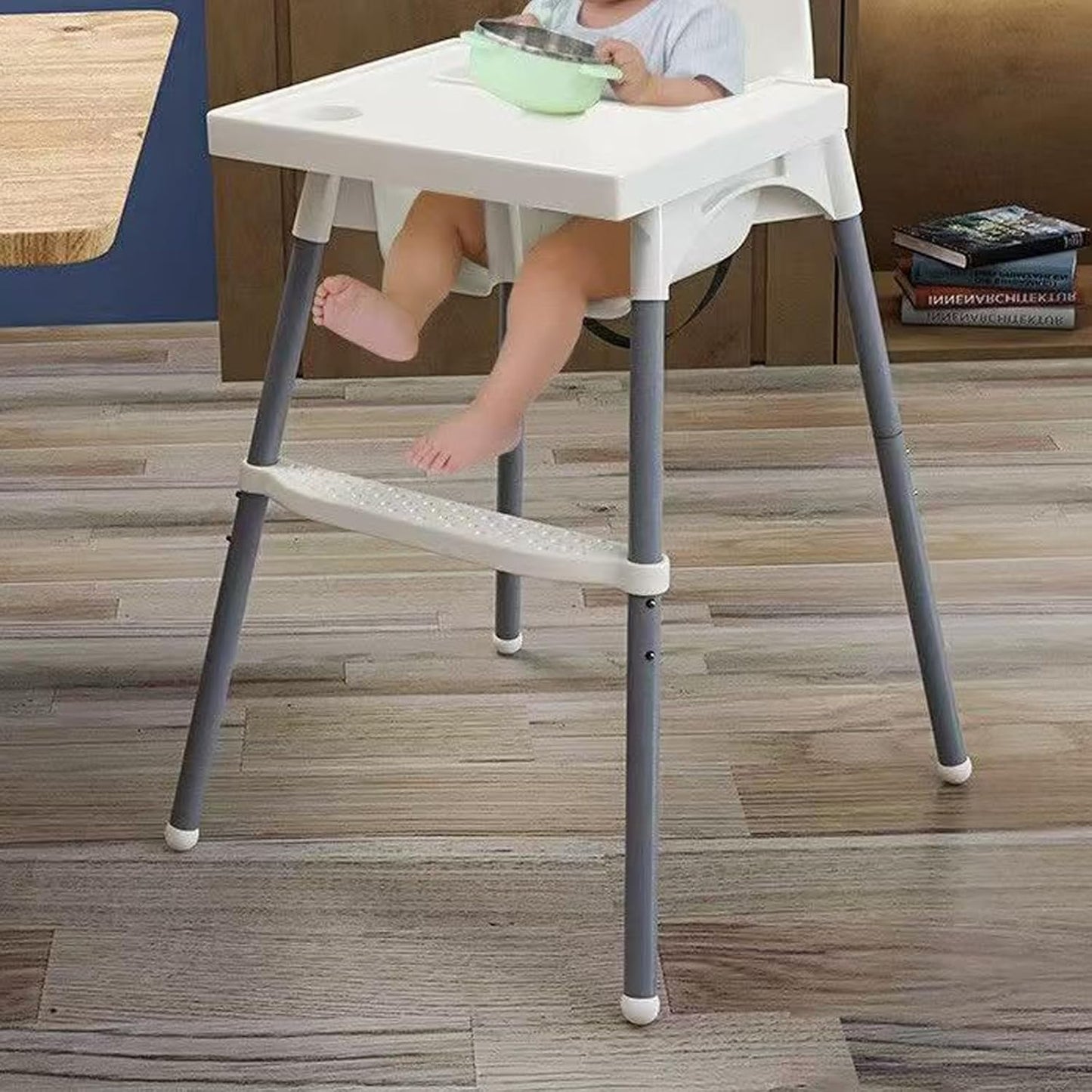 HANQ High Chair Footrest, Adjustable Height Baby Highchairs Pedal Portable Foot Rest for Baby HighChair Accessories