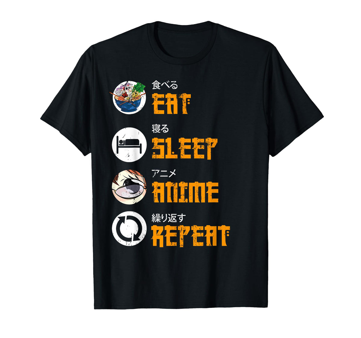 Kawaii Manga Ramen Noodles Japanese Otaku Funny Anime T-Shirt