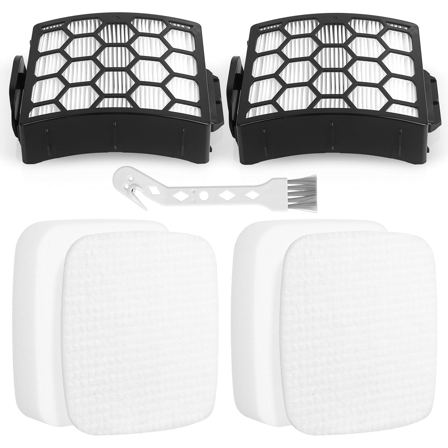 NV602UKT Lift Away Filters for Shark NV602UK NV702UK NV702UKT NV612UK NV612UKT NZ690UK NZ690UKT NZ691UK NZ710UK NZ710UKT Anti Hair Wrap Upright