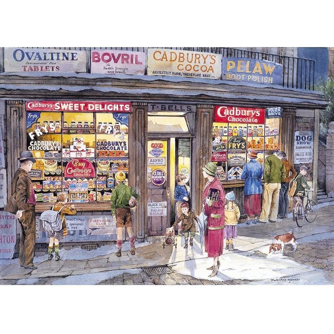 Gibsons Corner Shop Jigsaw Puzzle (500 Piece)