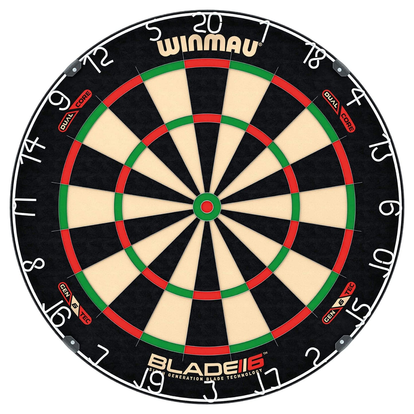 WINMAU Darts Blade 6 Dual Core Professional Dartboard with Official tournament specifications | Endorsed by the PDC