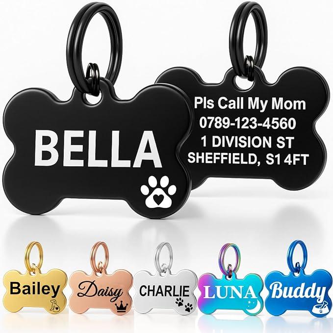 Personalised Pet Tag - Stainless Steel - Scratch Resistant