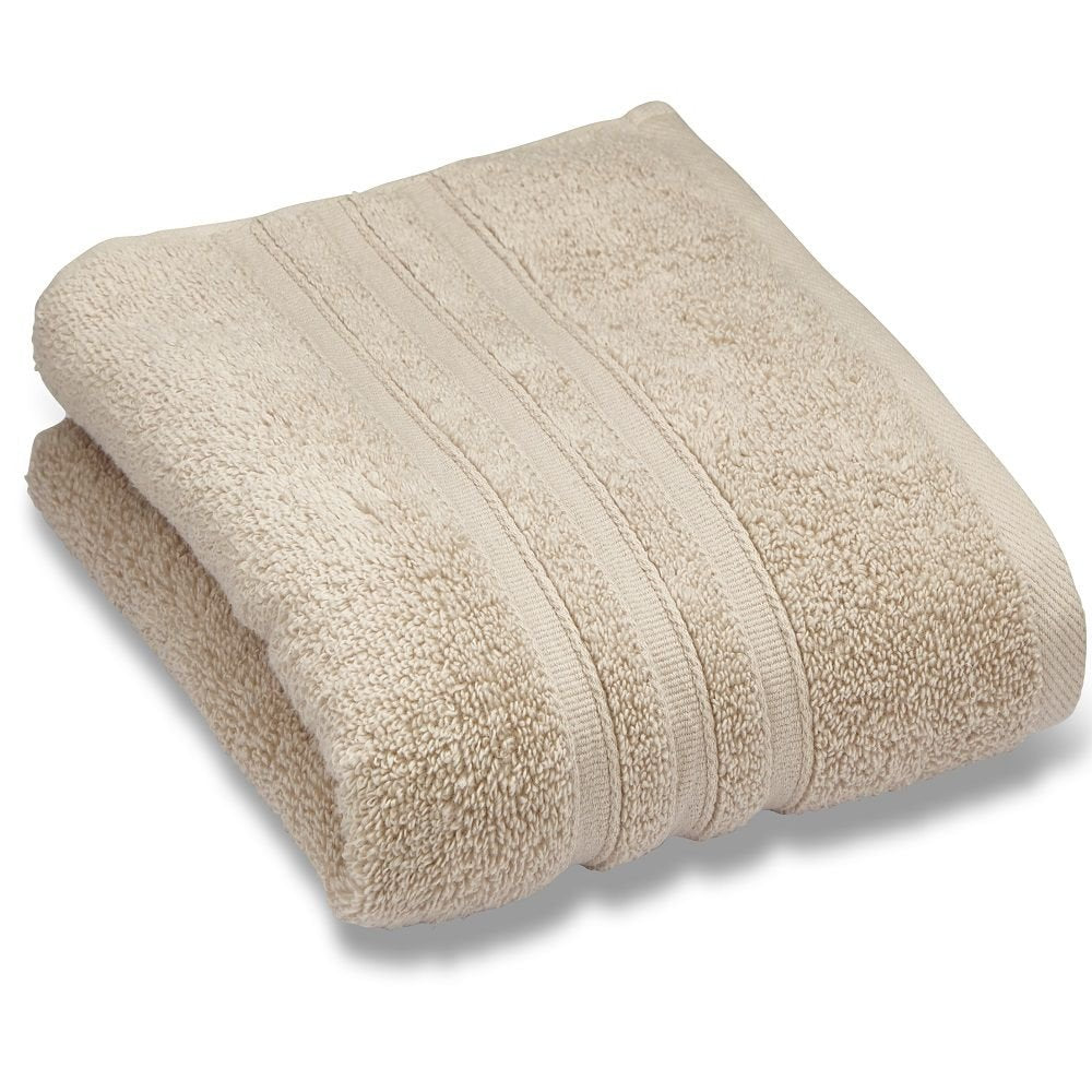 Catherine Lansfield Zero Twist Cotton 30x30cm Face Cloth Pair Natural