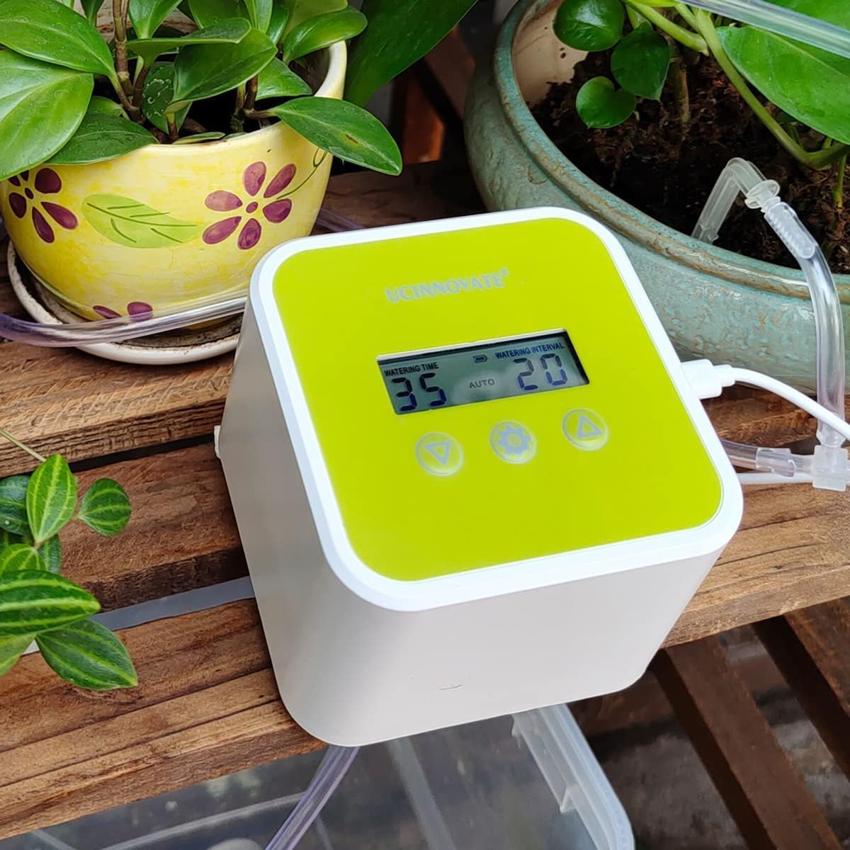 WOWLED Automatic Drip Irrigation System, Indoor Plant DIY Smart Irrigation Kit Self Watering System for House Plants, Watering Equipment for Potted