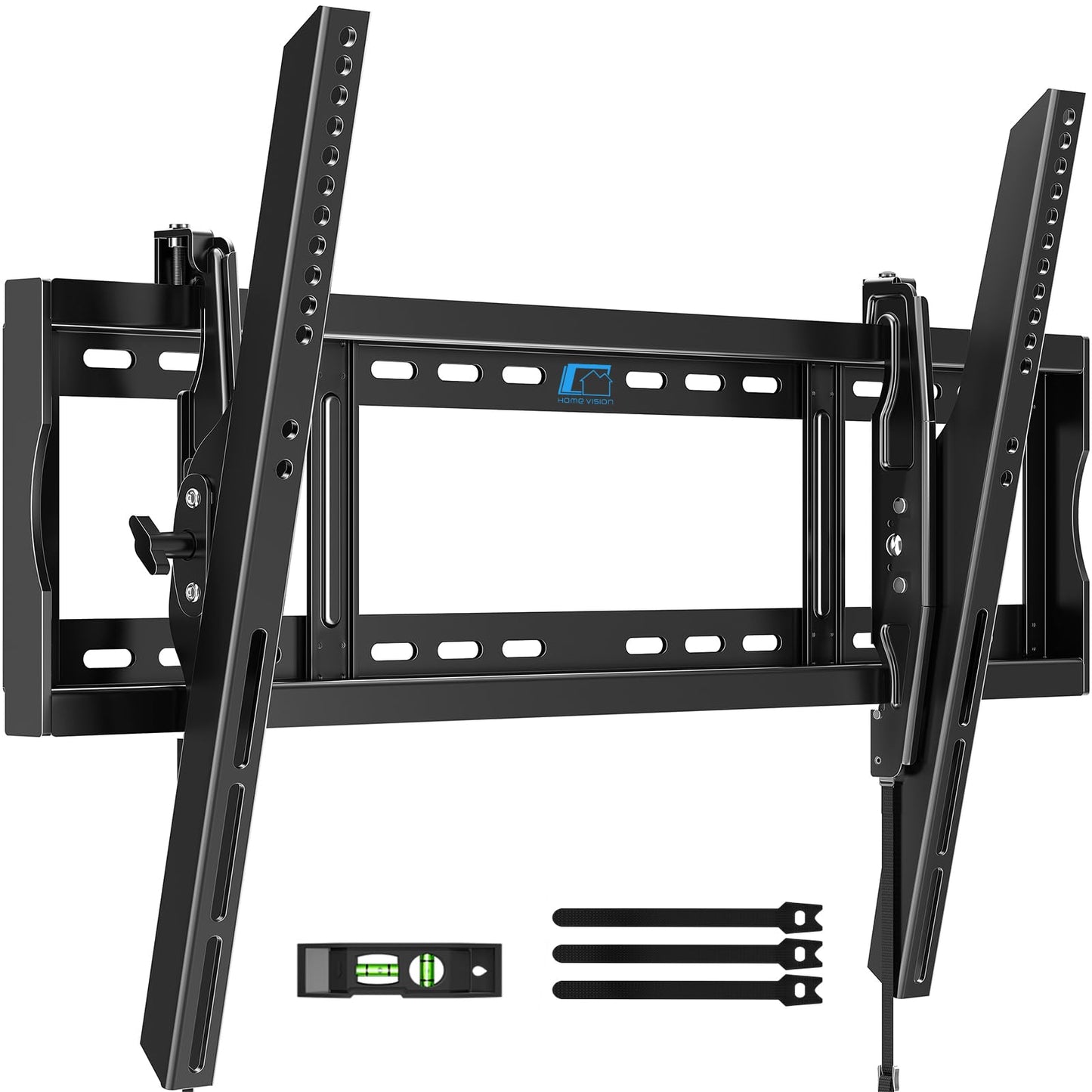 HOME VISION Heavy Duty Tilt TV Wall Mount Bracket for 48-120 Inch Flat/Curved TVs, 91KG/200LBS Capacity, Fits 16/18/24 Inch Studs, Max VESA 800x600mm