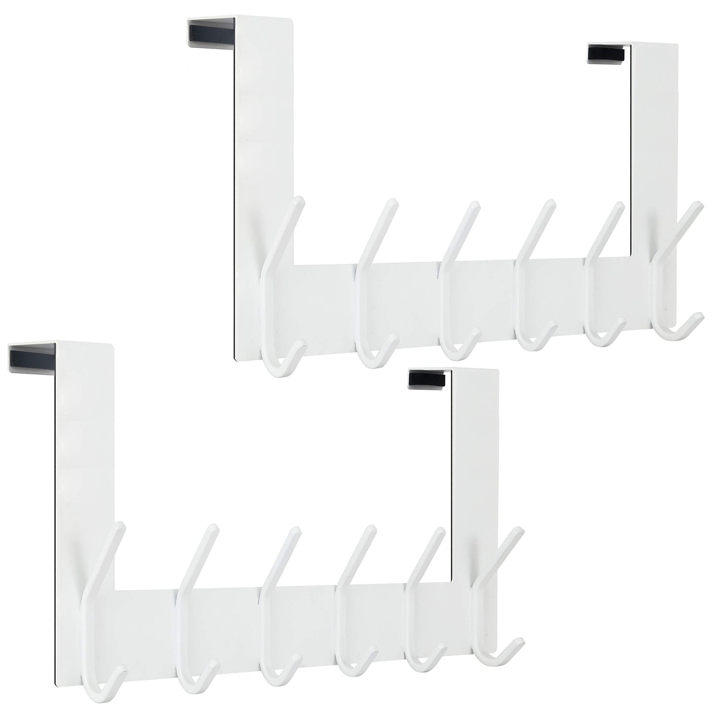 WEBI Over The Door Hook White,Over The Door Towel Rack,Over Door Hanger,Door Coat Hanger,Towel Hanger Over The Door Coat Rack for Hanging