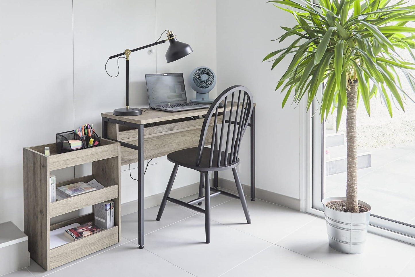 Iris Ohyama, Petit Meuble de rangement avec roulettes, Caisson, Desserte, Chariot avec roues/Design & Robuste, Contemporain, Bureau, Salon, Chambre