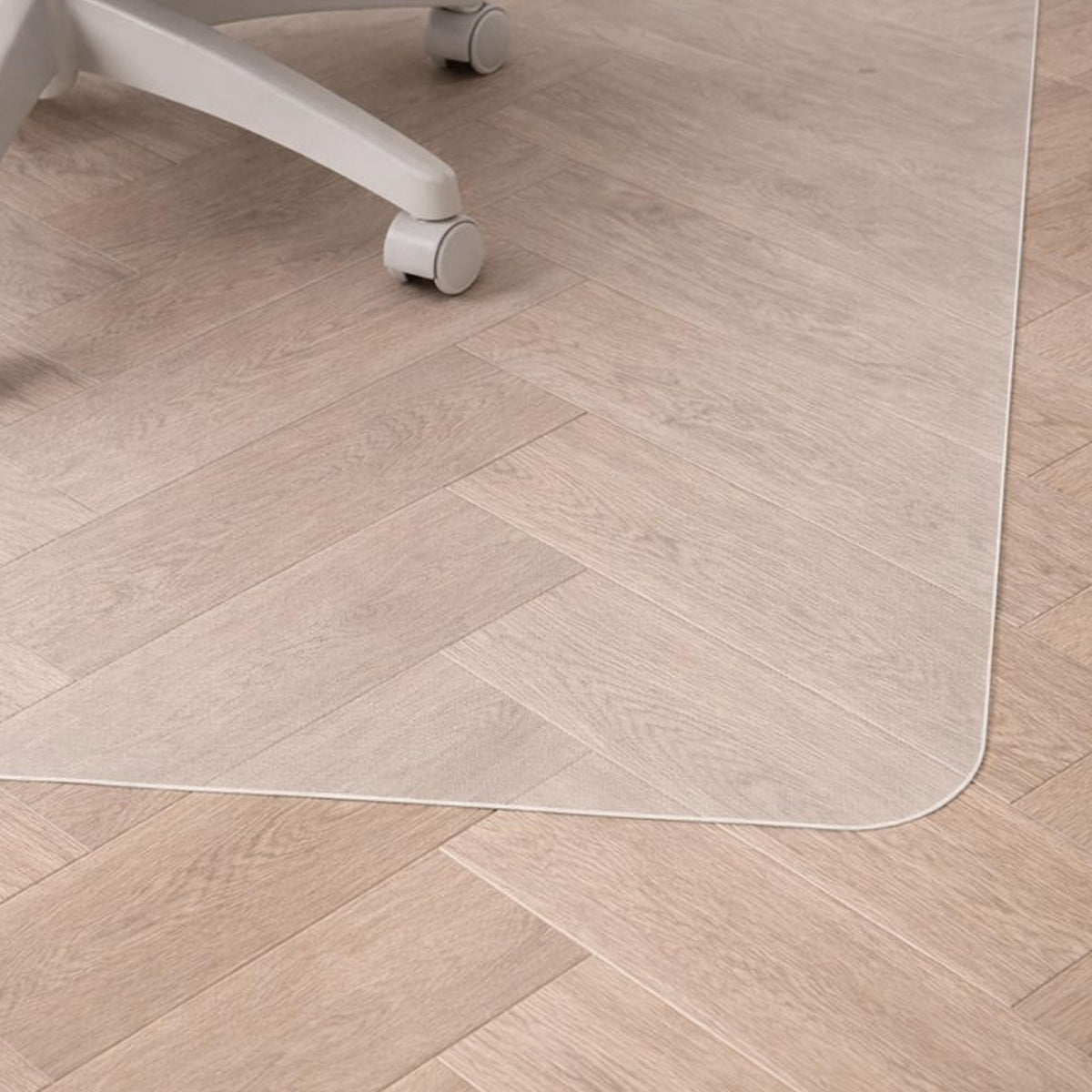 Marvelux Non-Slip Clear PVC Office Chair Mat for Hard Floors, 90 x 120cm