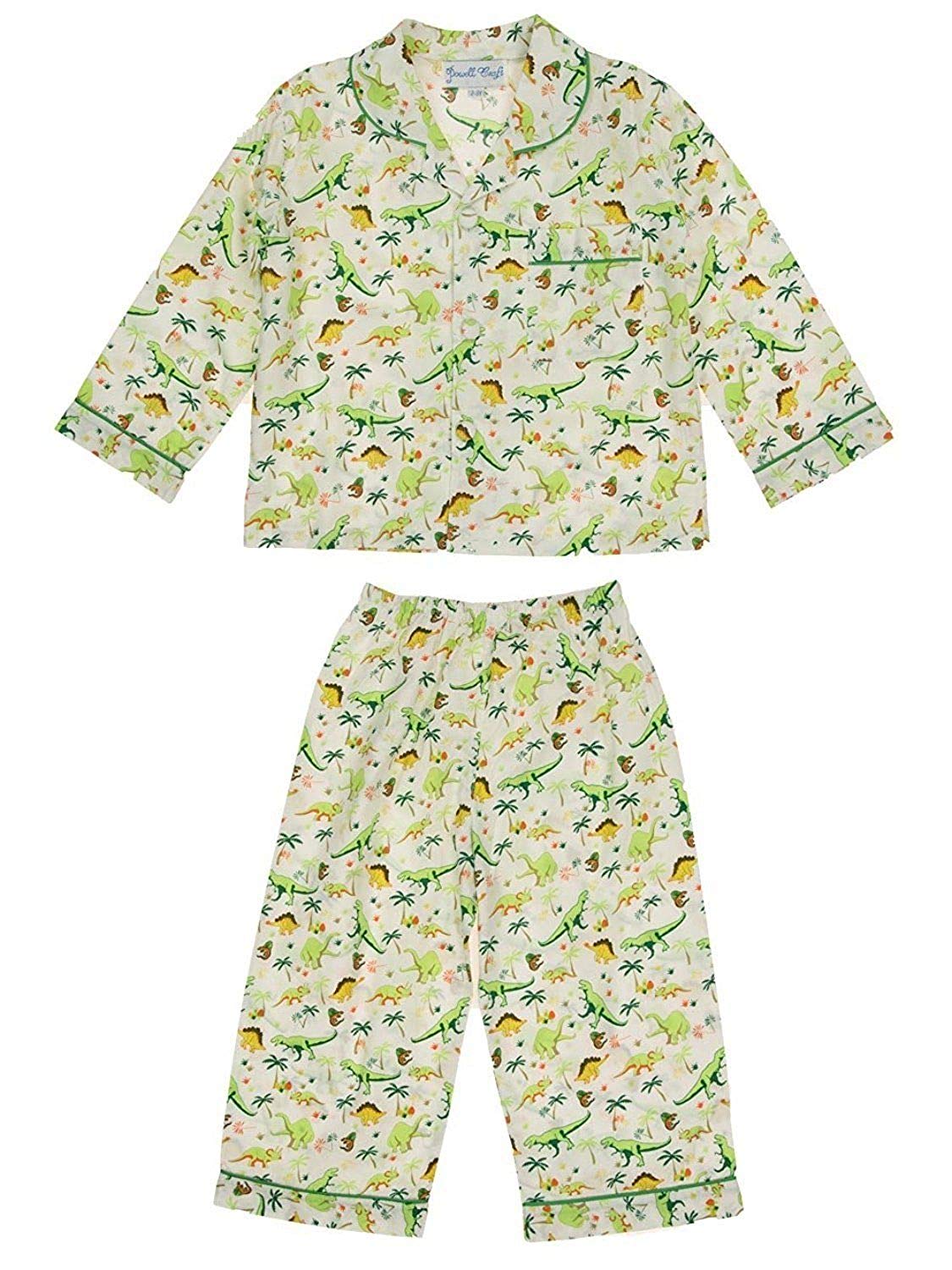 Powell craft Boys Pyjamas - Dinosaur Design (8-9 Years)
