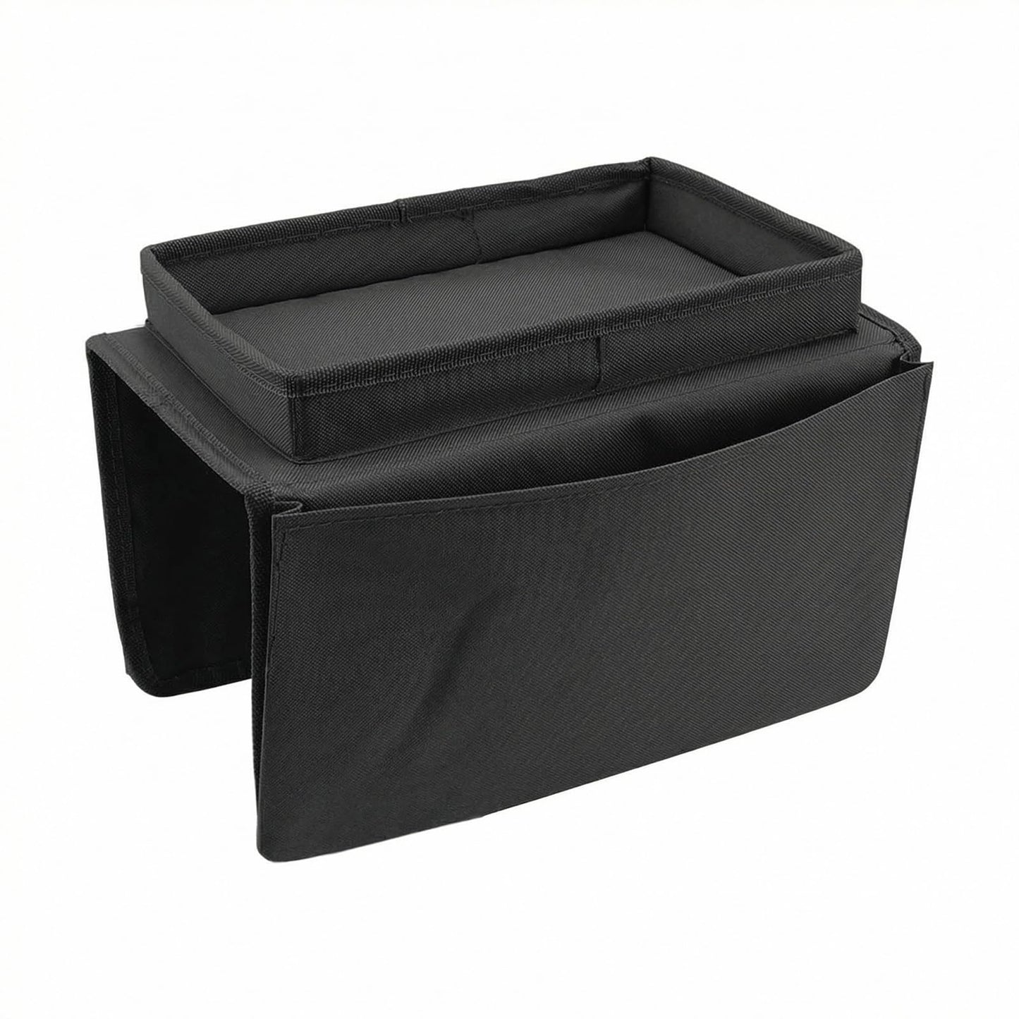 Sofa Armrest Organiser, Armchair Caddy with Tray, Couch Arm Tray Stylish And Durable Multifunctional Pocket Storage Bag