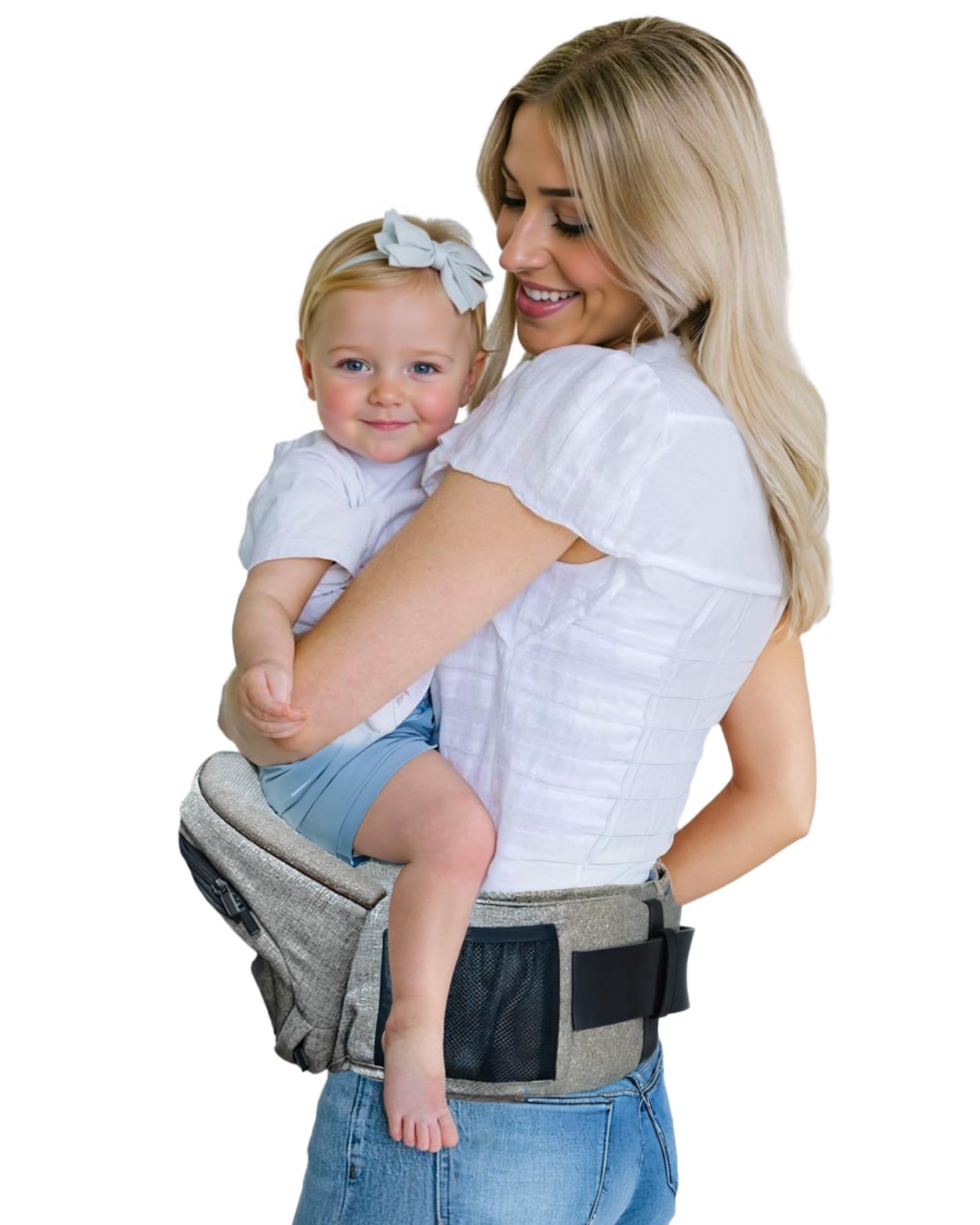 Pandanling - Baby Hip Seat Carrier with Extender - Mom's Choice Award Winner, Safety Certified Baby Hip Carrier, Ergonomic Carrier for Newborns &