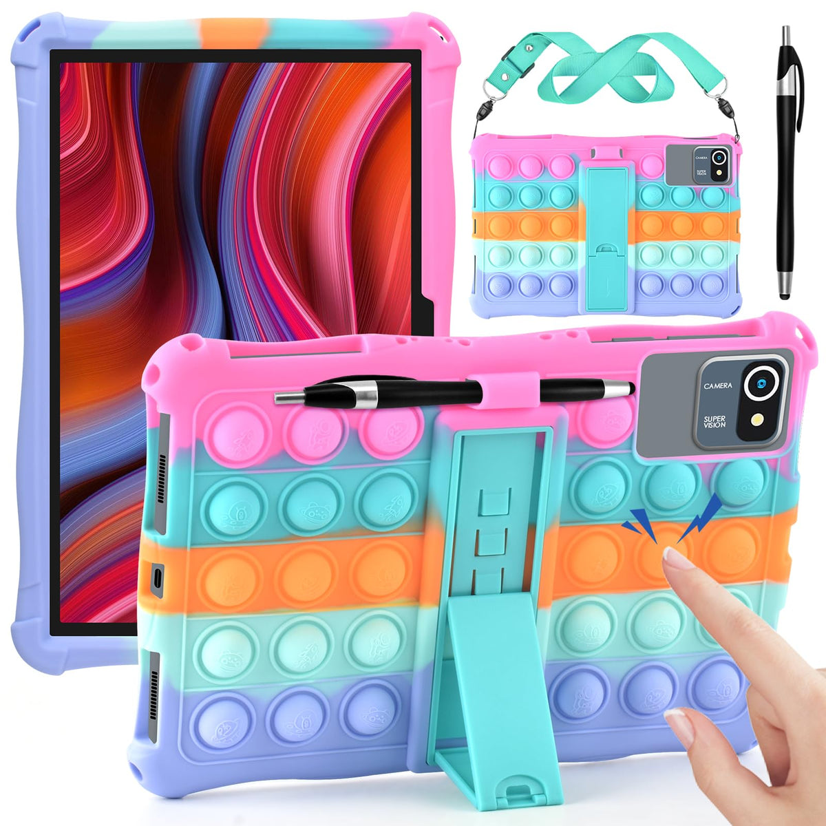 KATUMO Universal Case for 11 inch Tablet, Soft Silicone Cover for DOOGEE U11 / U11 Pro / T30S / T30E / T30SE / Blackview Tab90WiFi / SVITOO P10 /