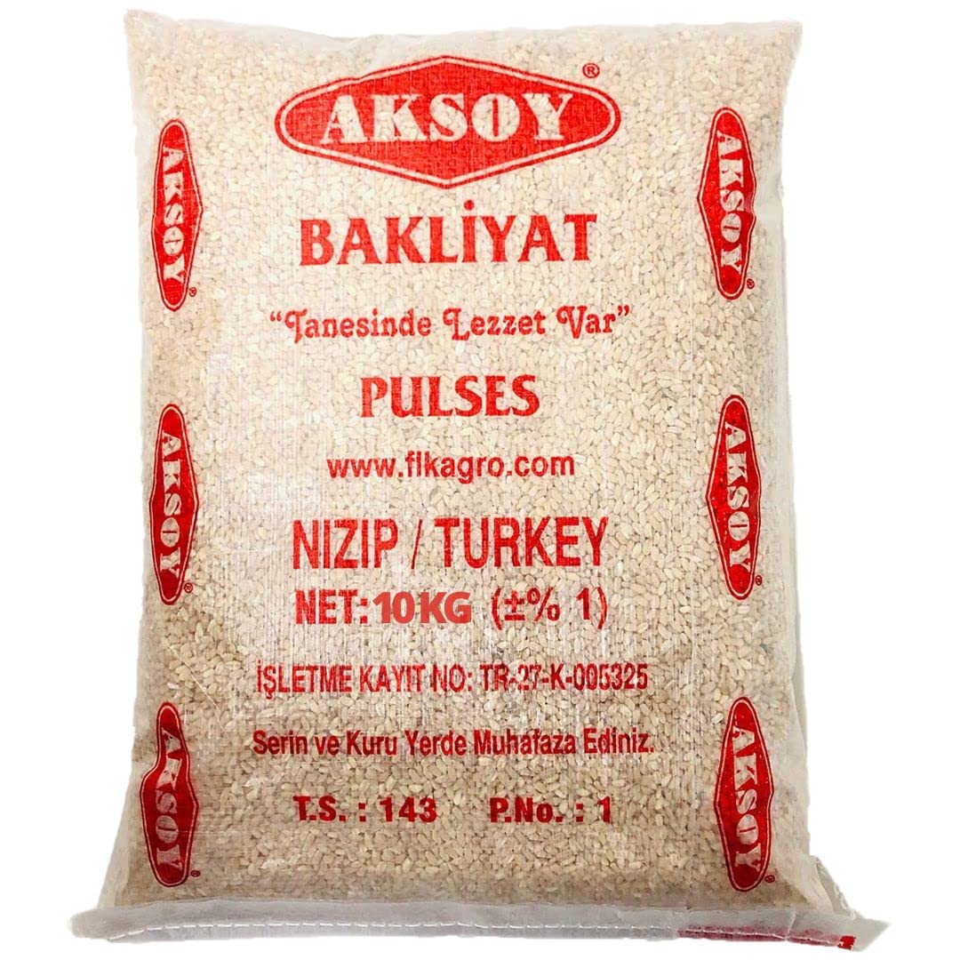 Aksoy Wholefoods Pearl Barley 10KG | Perfect for Soups, Salads, Pilafs & Stews | Non-GMO, High in Fiber & Protein, Ideal for Plant-Based &